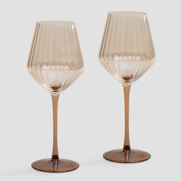 Amber Luxe Premium Wine Glass