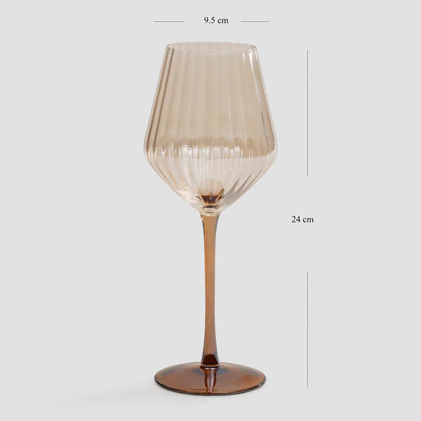 Amber Luxe Premium Wine Glass