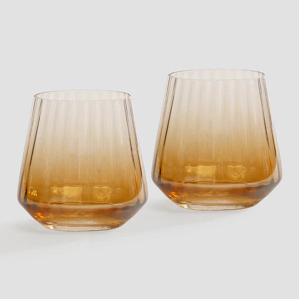 Amber Luxe Tumbler Glass
